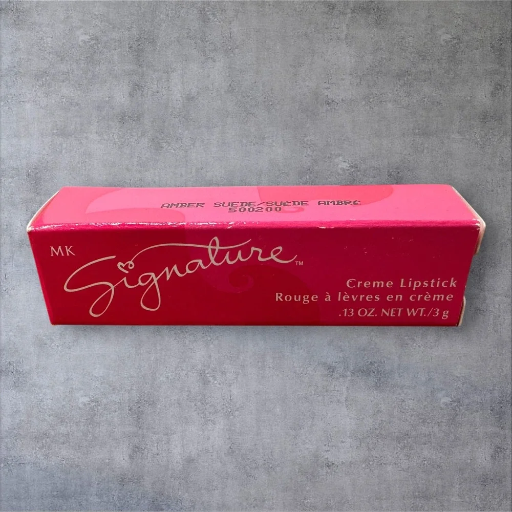 Mary Kay MK Signature Creme Lipstick Amber Suede‎ 500200 NEW NIB Brown Neutral